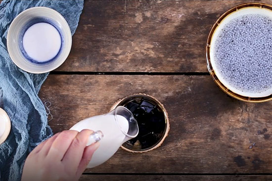 hướng dẫn cách làm sương sáo nước dừa