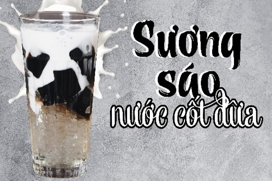 sương sáo nước dừa